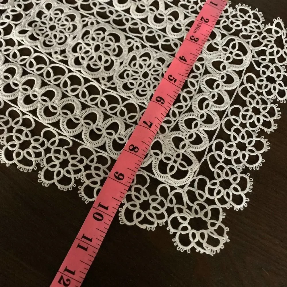 vintage crochet napkins white tablecloth